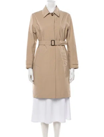 Pre-owned Prada Vintage 2008 Trench Coat In Neutrals