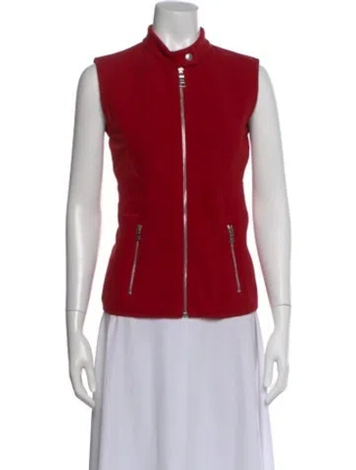 Pre-owned Prada Vintage 2008 Vest In Red