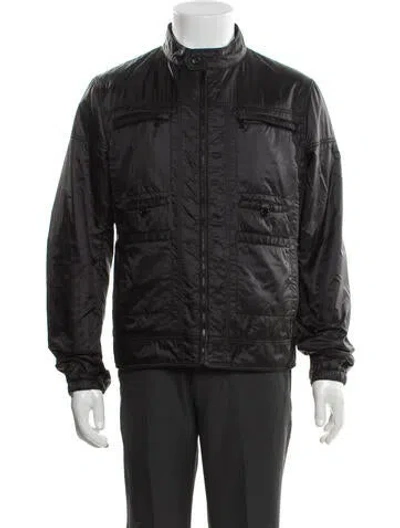 Pre-owned Prada Vintage 2008 Windbreaker In Black