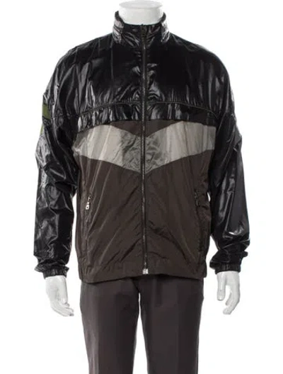 Pre-owned Prada Vintage 2008 Windbreaker In Black