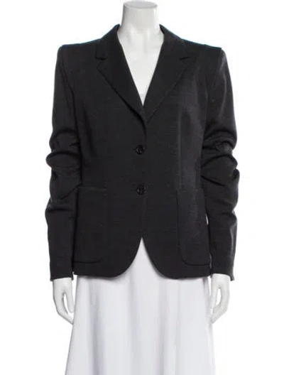 Pre-owned Prada Vintage 2009 Blazer In Gray