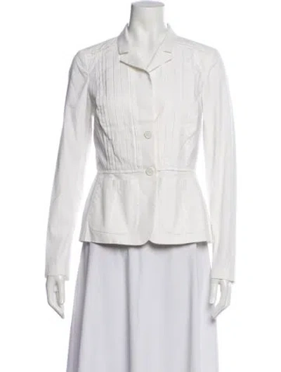 Pre-owned Prada Vintage 2009 Blazer In White