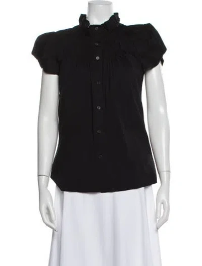 Pre-owned Prada Vintage 2009 Blouse In Black