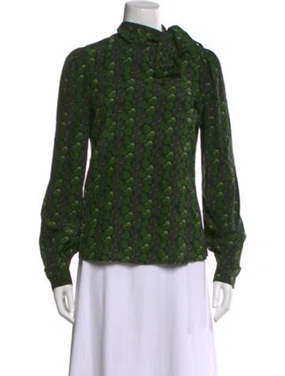 Pre-owned Prada Vintage 2009 Blouse In Green