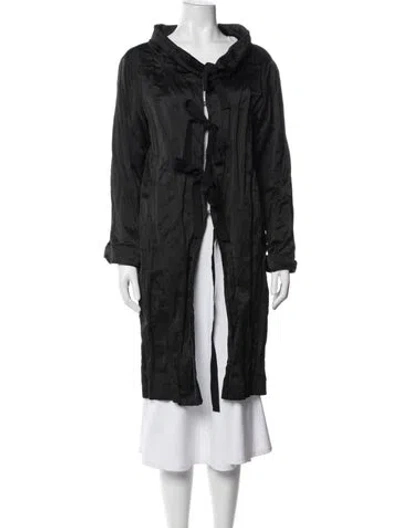 Pre-owned Prada Vintage 2009 Coat In Black