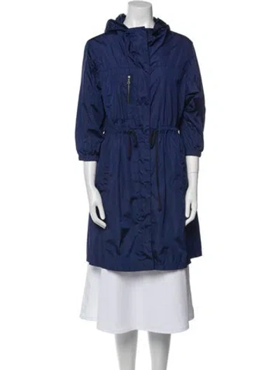 Pre-owned Prada Vintage 2009 Coat In Blue