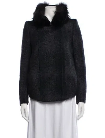 Pre-owned Prada Vintage 2009 Coat In Blue