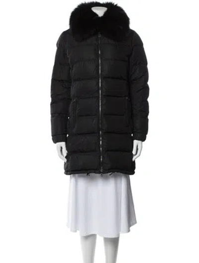 Pre-owned Prada Vintage 2009 Down Coat In Black