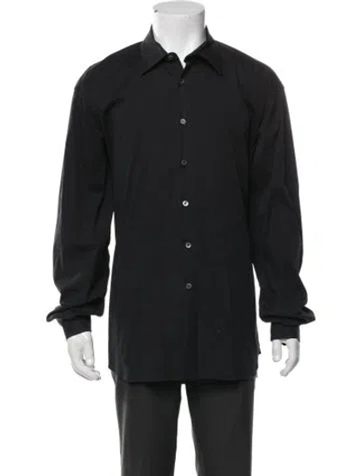 Pre-owned Prada Vintage 2009 Dress Shirt In Black