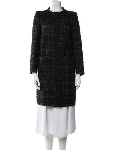 Pre-owned Prada Vintage 2009 Fur Coat In Black