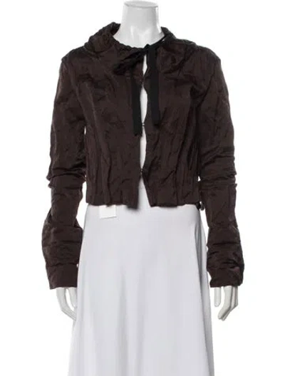Pre-owned Prada Vintage 2009 Jacket In Brown
