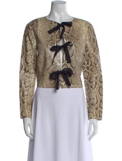 Pre-owned Prada Vintage 2009 Jacket In Neutrals