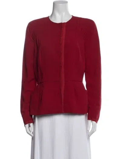 Pre-owned Prada Vintage 2009 Jacket In Red
