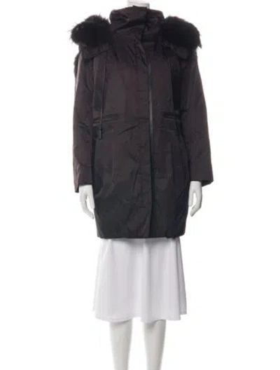 Pre-owned Prada Vintage 2009 Parka In Purple