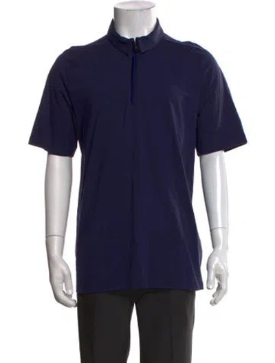 Pre-owned Prada Vintage 2009 Polo Shirt In Blue