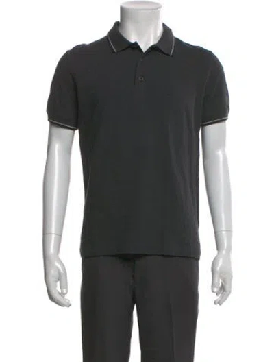 Pre-owned Prada Vintage 2009 Polo Shirt W/ Tags In Gray