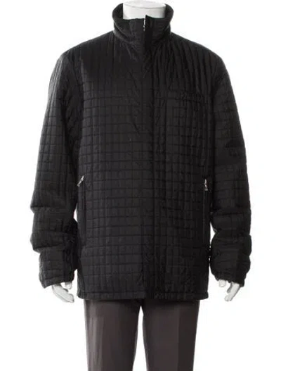 Pre-owned Prada Vintage 2009 Puffer Coat In Black