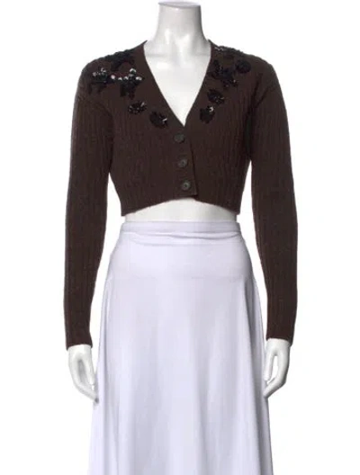 Pre-owned Prada Vintage 2009 Sweater In Brown