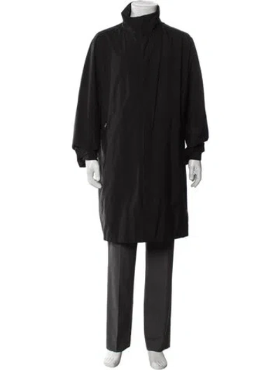 Pre-owned Prada Vintage 2009 Trench Coat In Black