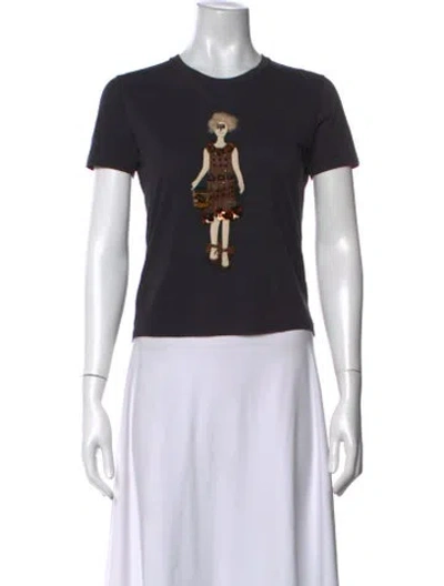 Pre-owned Prada Vintage 2009 T-shirt In Black