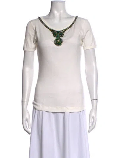 Pre-owned Prada Vintage 2009 T-shirt In Neutrals