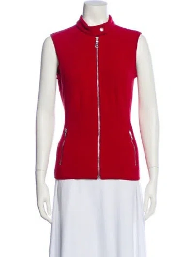 Pre-owned Prada Vintage 2009 Vest In Red