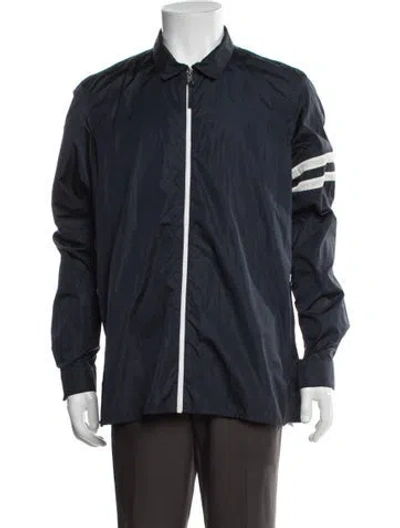 Pre-owned Prada Vintage 2009 Windbreaker In Blue