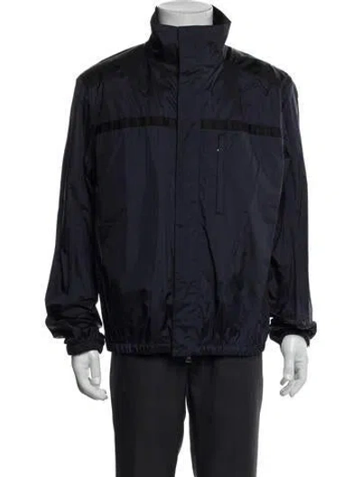 Pre-owned Prada Vintage 2009 Windbreaker In Blue