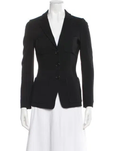Pre-owned Prada Vintage 2010 Blazer In Black