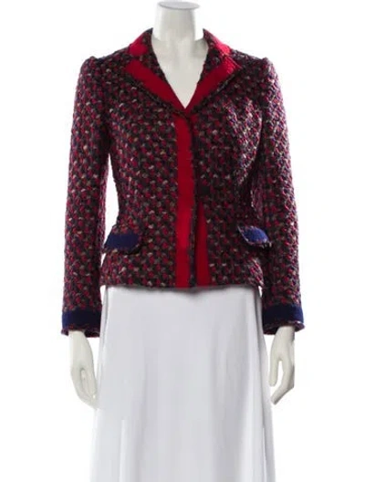 Pre-owned Prada Vintage 2010 Blazer In Red