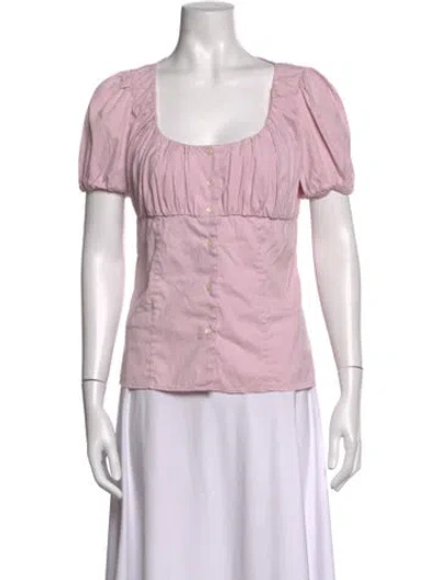 Pre-owned Prada Vintage 2010 Blouse In Pink