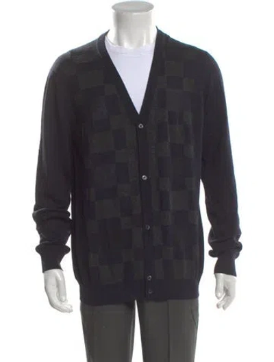 Pre-owned Prada Vintage 2010 Cardigan In Blue