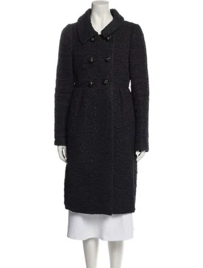 Pre-owned Prada Vintage 2010 Coat In Black