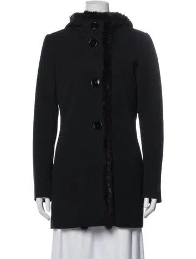 Pre-owned Prada Vintage 2010 Coat In Black