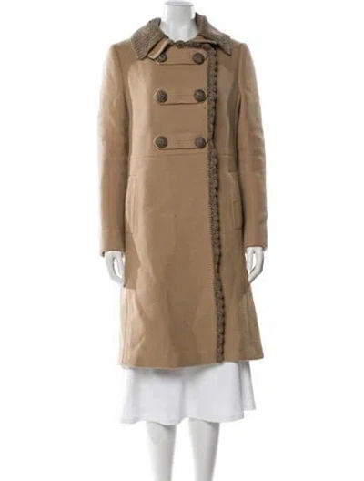 Pre-owned Prada Vintage 2010 Coat In Neutral