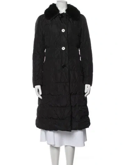 Pre-owned Prada Vintage 2010 Down Coat In Black