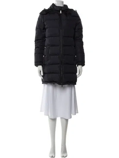 Pre-owned Prada Vintage 2010 Down Coat In Blue