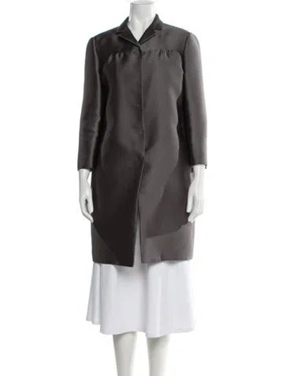 Pre-owned Prada Vintage 2010 Evening Jacket In Gray