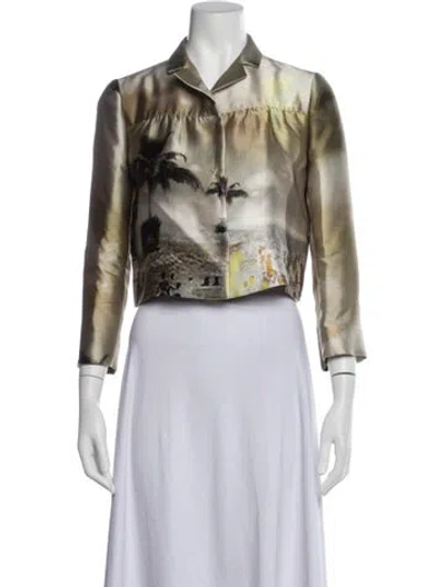 Pre-owned Prada Vintage 2010 Jacket In Neutrals