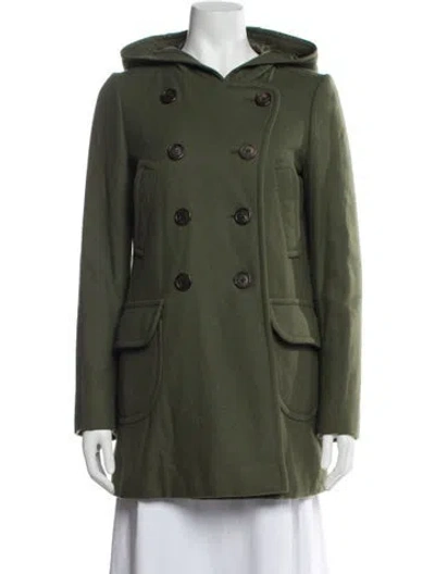 Pre-owned Prada Vintage 2010 Peacoat In Green