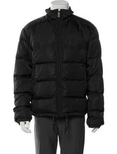 Pre-owned Prada Vintage 2010 Puffer Coat In Black