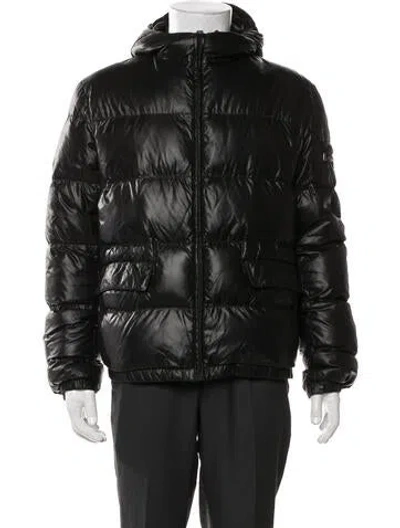 Pre-owned Prada Vintage 2010 Puffer Coat In Black