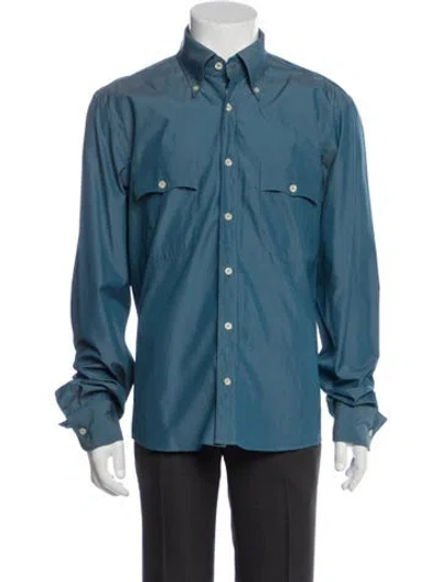 Pre-owned Prada Vintage 2010 Shirt In Blue