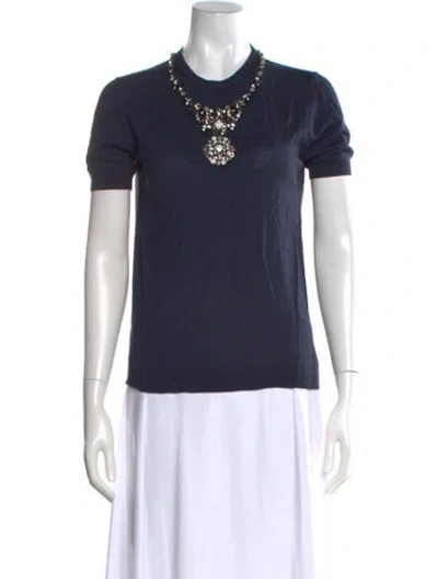 Pre-owned Prada Vintage 2010 Sweater In Blue