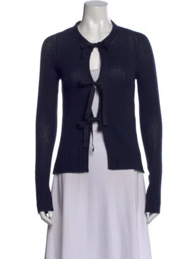 Pre-owned Prada Vintage 2010 Sweater In Blue