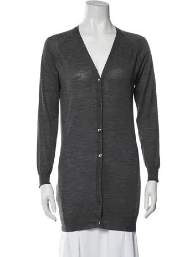 Pre-owned Prada Vintage 2010 Sweater In Gray