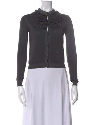 Pre-owned Prada Vintage 2010 Sweater In Gray