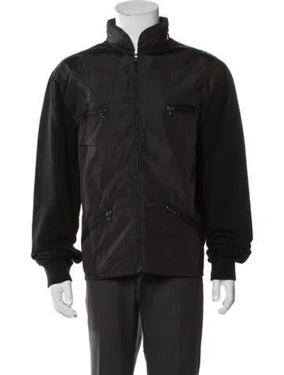Pre-owned Prada Vintage 2010 Windbreaker In Black