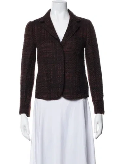 Pre-owned Prada Vintage 2011 Blazer In Brown