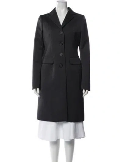 Pre-owned Prada Vintage 2011 Coat In Grey